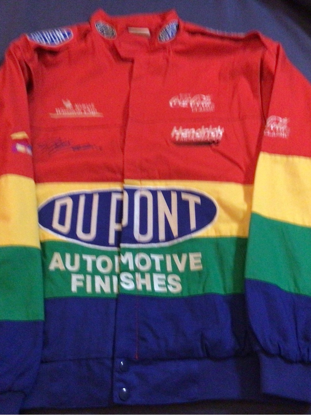 Multi-Color Performance Jacket - Red/Yellow/Green/Blue